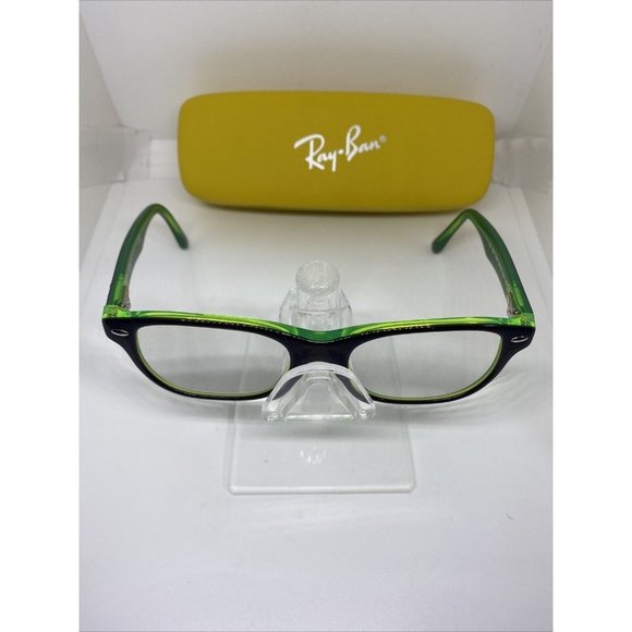 Ray-Ban RB 1555 3665 Youth Eyeglasses Frame Brown/Green Full Rim 46-16-125 +case main image 6